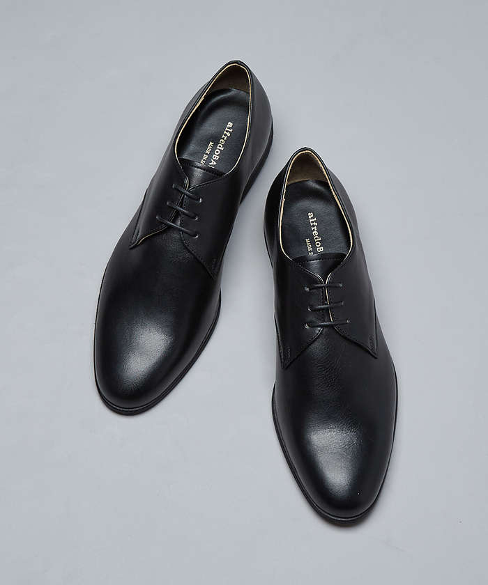 美品☆alfredo BANNSTERドレスシューズ【革・プレーントゥ・内羽根】 セール 20%OFF】【MADE IN JAPAN】外羽根 プレーントゥ ドレス