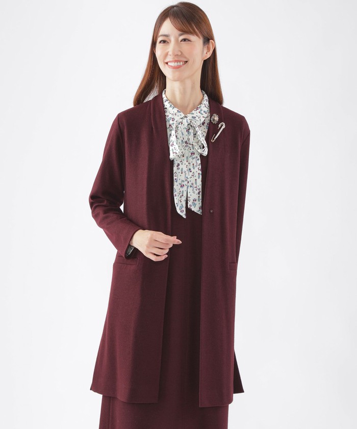 誠実 wb ウール36 羽織 TRIP【美品】ロングカーディガン BUSINESS トップス