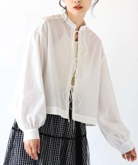 e-zakkamaniastores/細リボン ショートブラウス/505736730