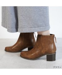 Lirio blanco/ブーツ 防水 レインブーツ レディース ショート 4.7cm ヒール バックファスナー 晴雨兼用 スムース エナメル 歩きやすい 履きやすい 楽ちん シンプル /505736769