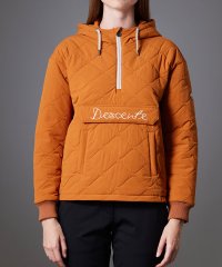 DESCENTE GOLF/【DSG】ハーフジップキルティング中わたフーディージャケット/505460796