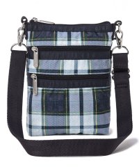 LeSportsac/3 ZIP CROSSBODYディープブルータータン/505706543