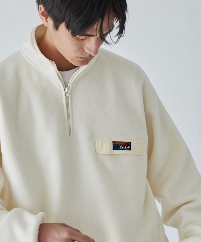 セール 55%OFF】<Parknik>フリースハーフジッププルオーバー セール 55%OFF】<Parknik>フリースハーフジッププルオーバー