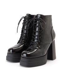Lace Ladies/レースレディース Lace Ladies 厚底ハイヒールレースアップブーツ/505733581