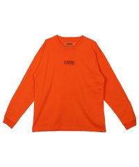 UNIVERSAL OVERALL/ユニバーサルオーバーオール UNIVERSAL OVERALL Tシャツ 長袖 ロンT カットソー メンズ CENTER LOGO ブラック ホワイト チャコー/505737305