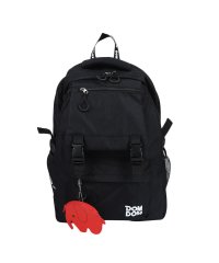 DOMDOM/ドムドム DOMDOM リュック バッグ バックパック ポップンドム メンズ レディース 30L 大容量 FRONT FLAP DAYPACK ブラック マルチ/505737374