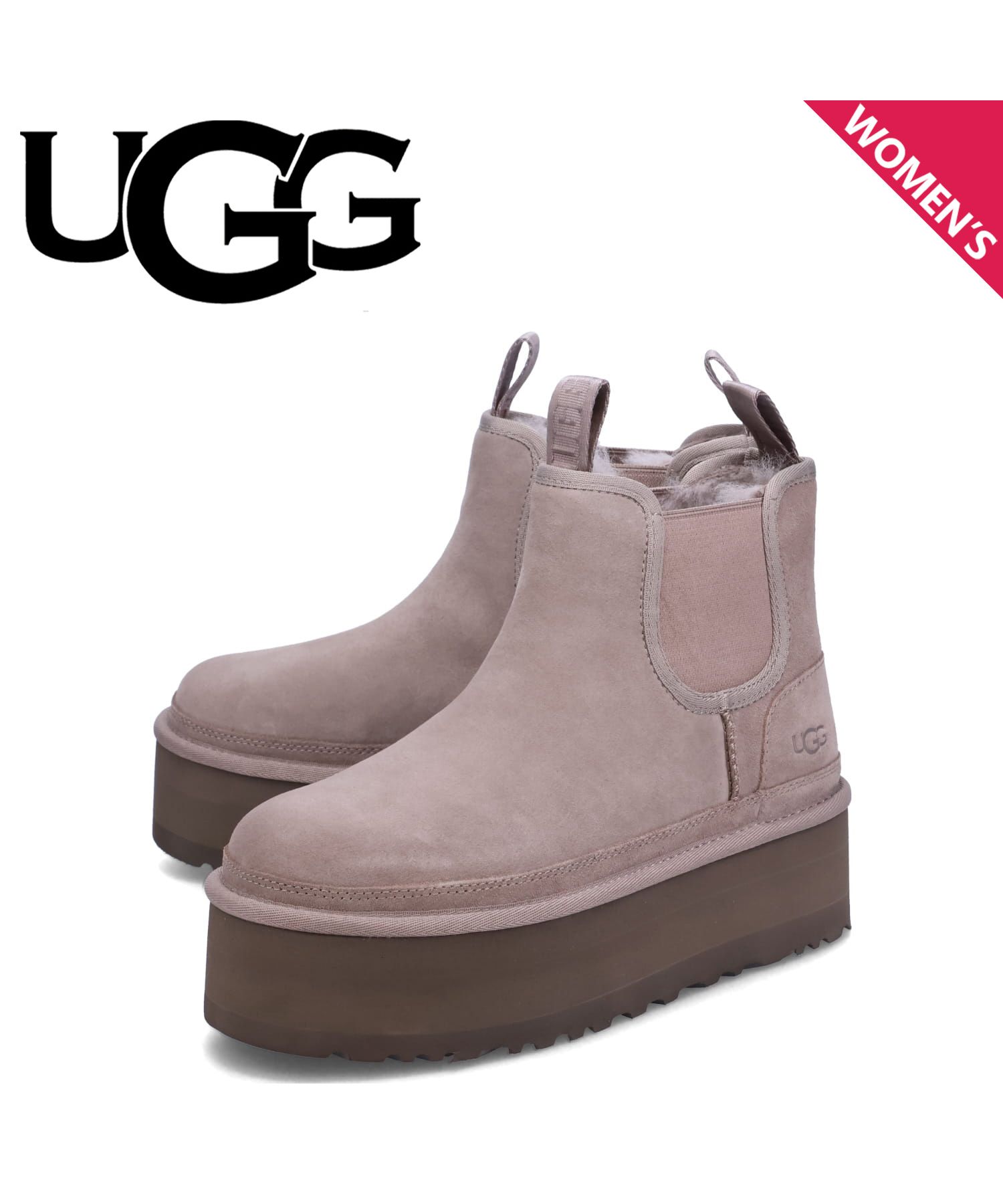 UGG NEUMEL PLATFORM CHELSEA アグ ブーツ ムートンブーツ サイドゴア