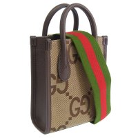 GUCCI/GUCCI グッチ ジャンボ GG ミニ トート バッグ 斜めがけ ショルダー バッグ 2WAY/505738171