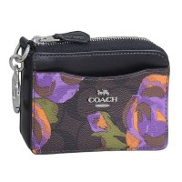 COACH/COACH コーチ MULTI FUNCTION マルチ ファンクッション ローズ プリント シグネチャー カード ケース コイン ケース 小銭入れ/505738196