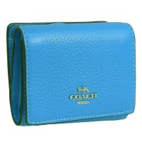 COACH/COACH コーチ MICRO WALLET マイクロ ウォレット 三つ折り 財布 レザー/505738201