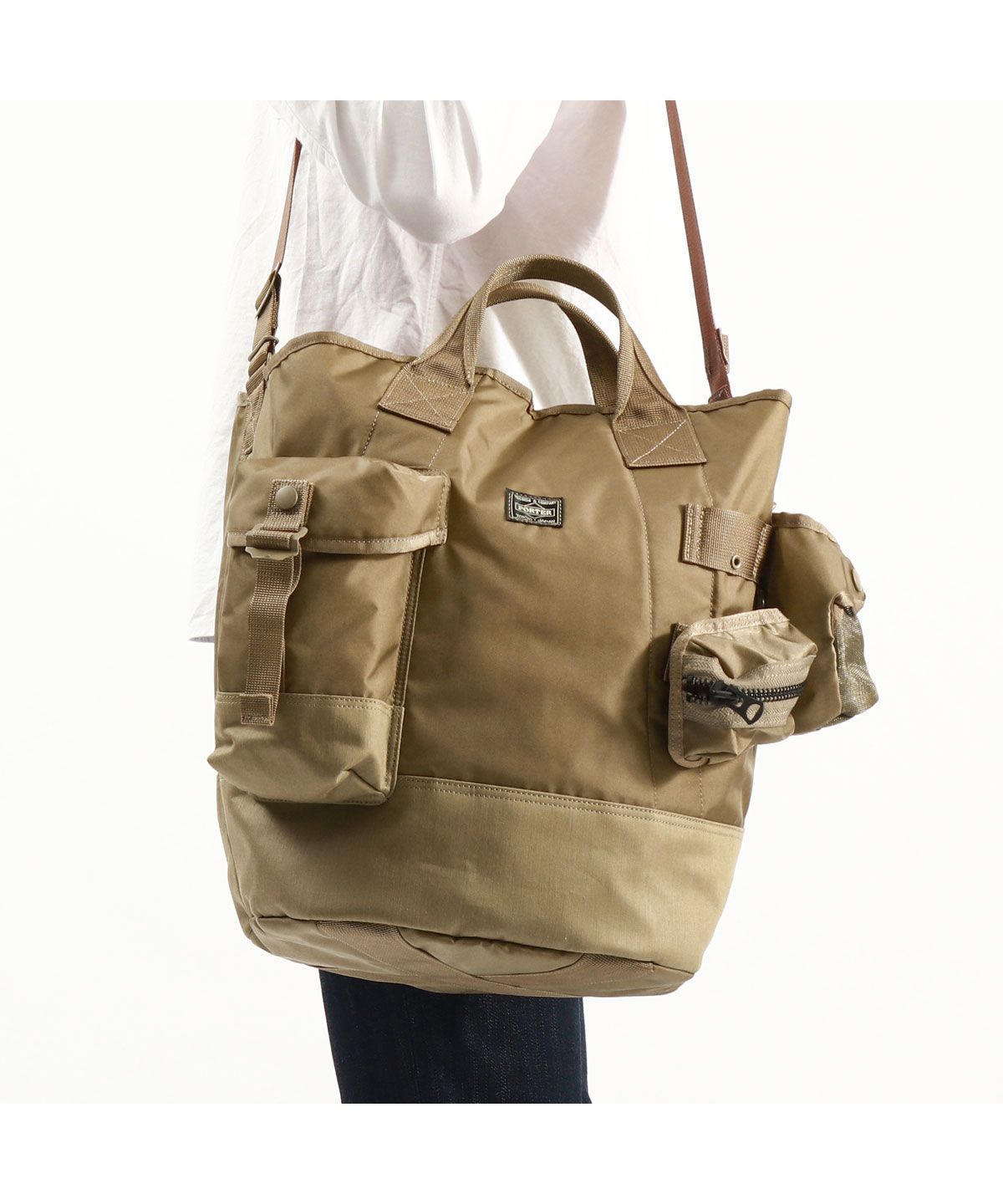 バッグ Porter PORTER ALL DAYPACK with 3 Types POUCHES Backpack Black 502