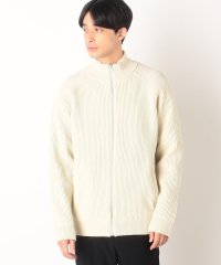 COMME CA ISM MENS/両畦編み ジップアップ ニットブルゾン/505711459