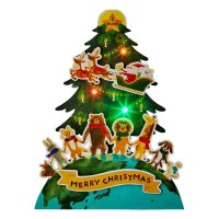 cinemacollection/CHRISTMAS グリーティングカード メロディ JXPM6－3 クリスマスカード 立体 地球に動物たち サンリオ プレゼント ポップアップ グッズ /505738472