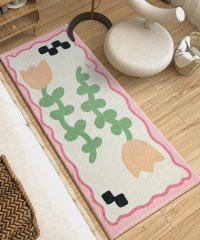 aimoha/アイモハ aimoha aimoha home花柄ロングラグ/505738757