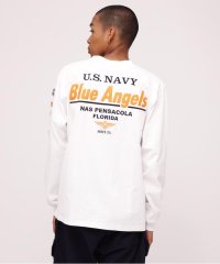 AVIREX/LONG SLEEVE T－SHIRT EMBROIDERY THE BLUE ANGELS/505739324