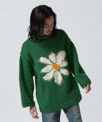 B'2nd/MacMahon Knitting Mills/マクマホンニッティングミルズ　Roll Neck Knit－Flower/505739340