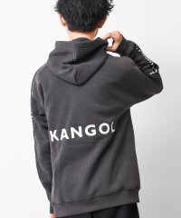 RAT EFFECT/KANGOL 別注裏起毛袖ロゴラインフーディー/505739757