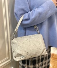 MK MICHEL KLEIN BAG/【2WAY】パンチングデザインミニショルダーバッグ/505741281