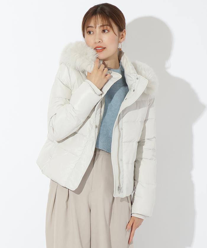 FOXファー付きショートダウン(505741357) | AND COUTURE(AND FOXファー付きショートダウン(505741357) | AND COUTURE(AND