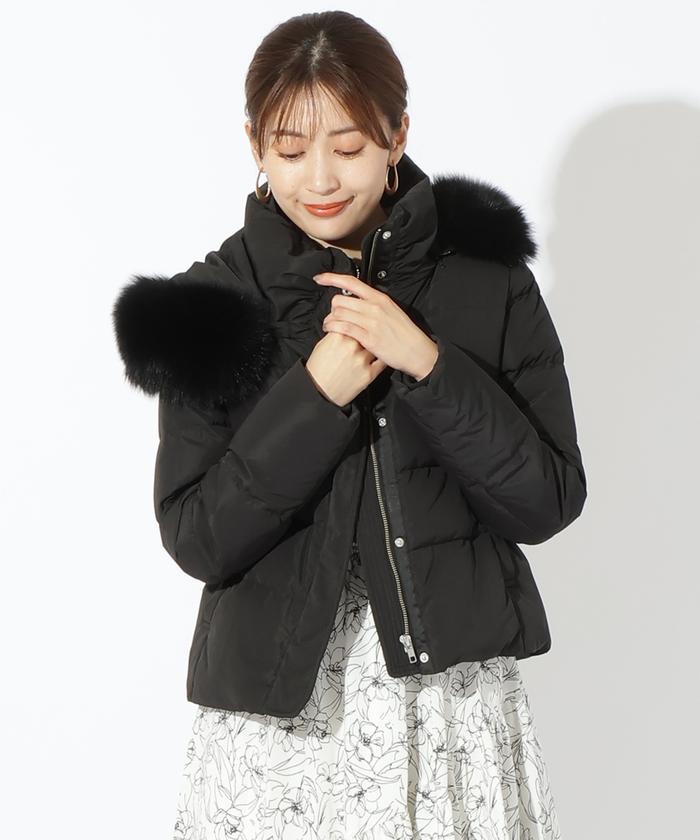 FOXファー付きショートダウン(505741357) | AND COUTURE(AND FOXファー付きショートダウン(505741357) | AND COUTURE(AND