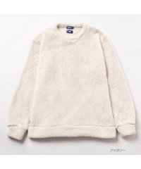 MAC HOUSE(men)/NAVY ネイビー サーモソーラー ボアクルーネック 372274MH/505742372