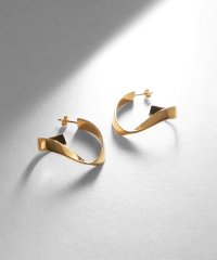 COCOSHNIK ONHITSCH/ココシュニック オンキッチュ COCOSHNIK ONKITSCH シルバー フォールディングピアス ストリーム GP/505743185