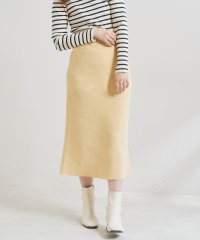 OLIVE des OLIVE/【natural couture】おうちで洗えるスポンディッシュニットスカート/505739718