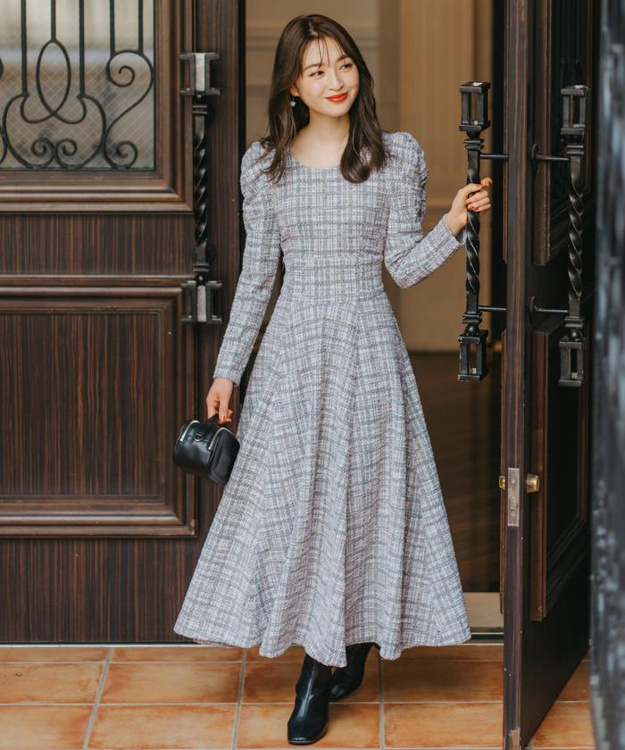 セール 50%OFF】カットツイードワンピース(505743646) | ウィル セール 50%OFF】カットツイードワンピース(505743646) | ウィル