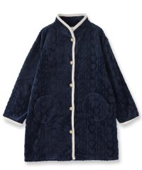 fran de lingerie/フランデランジェリー fran de lingerie ふんわり軽くて暖かいmemory fleece (メモリーフリース)パジャマにプラス、ロングガウン 「メ/505744056