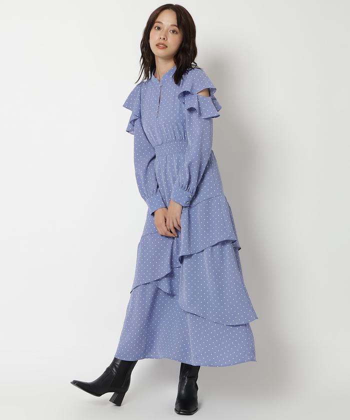 AMBIDEX Store Suai-mai ゴアードTワンピース(F グリーン): l