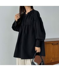 callautia/カラウティア callautia callautia ギャザーチュニックブラウス/505474647