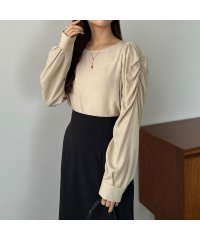 callautia/カラウティア callautia callautia ボートネックパフスリーブブラウス/505626079
