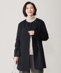 J.PRESS LADIES（LARGE SIZE）/【WEB限定カラーあり】ブレンドビーバー ノーカラー コート/505685080