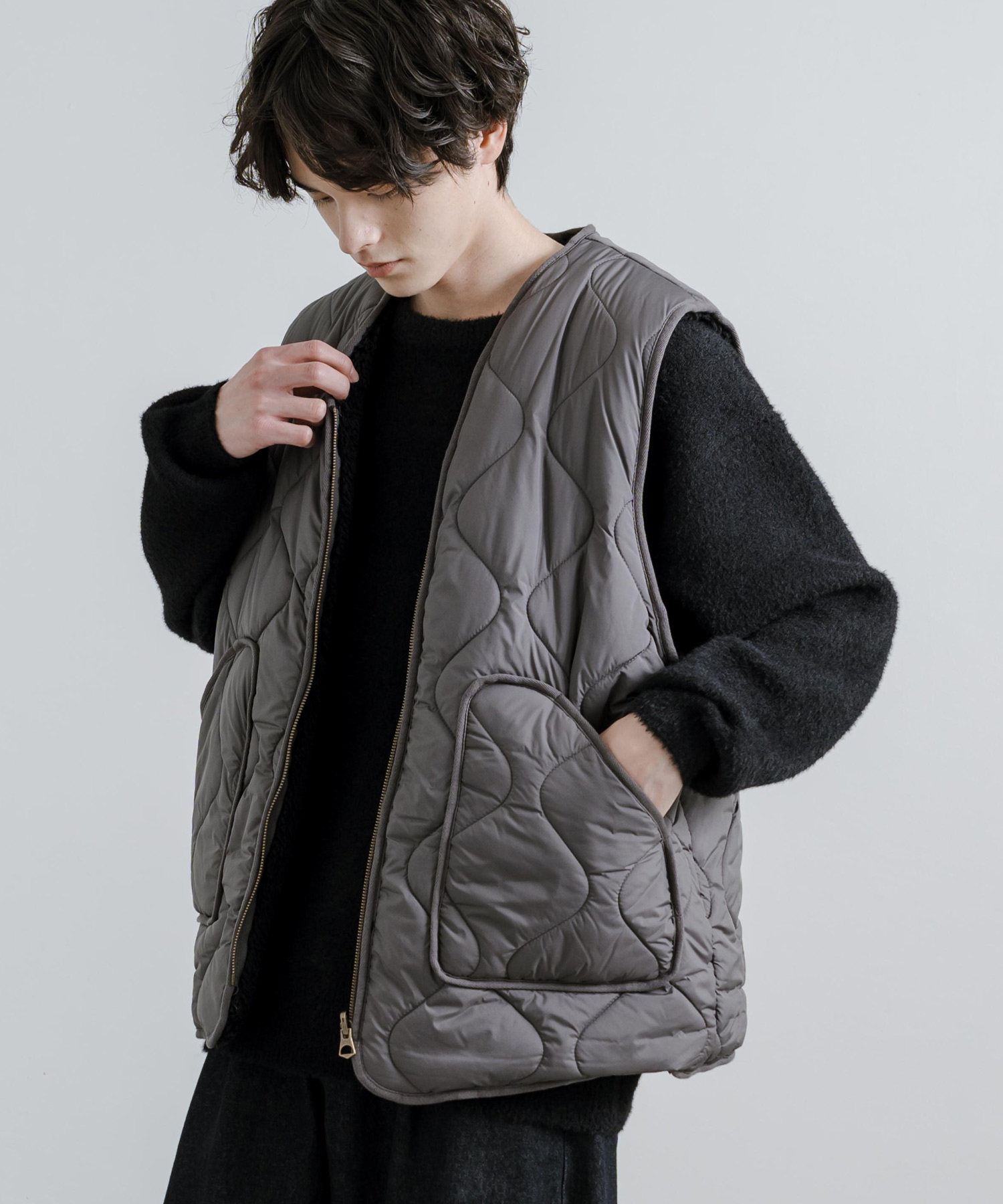 メーカー 一覧 ロッキーモンロー Rocky Monroe リバーシブルベスト ボア Jacket Outer
