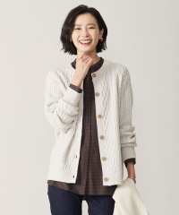 J.PRESS LADIES（LARGE SIZE）/【洗える】EIGER CORD アラン カーディガン/505747320