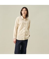 Pitta Re:)/ピッタリ Pitta Re:) 【Pitta Re:)】ショートラウンドテール レギュラー衿 長袖 コーデュロイ風シャツ/505747636