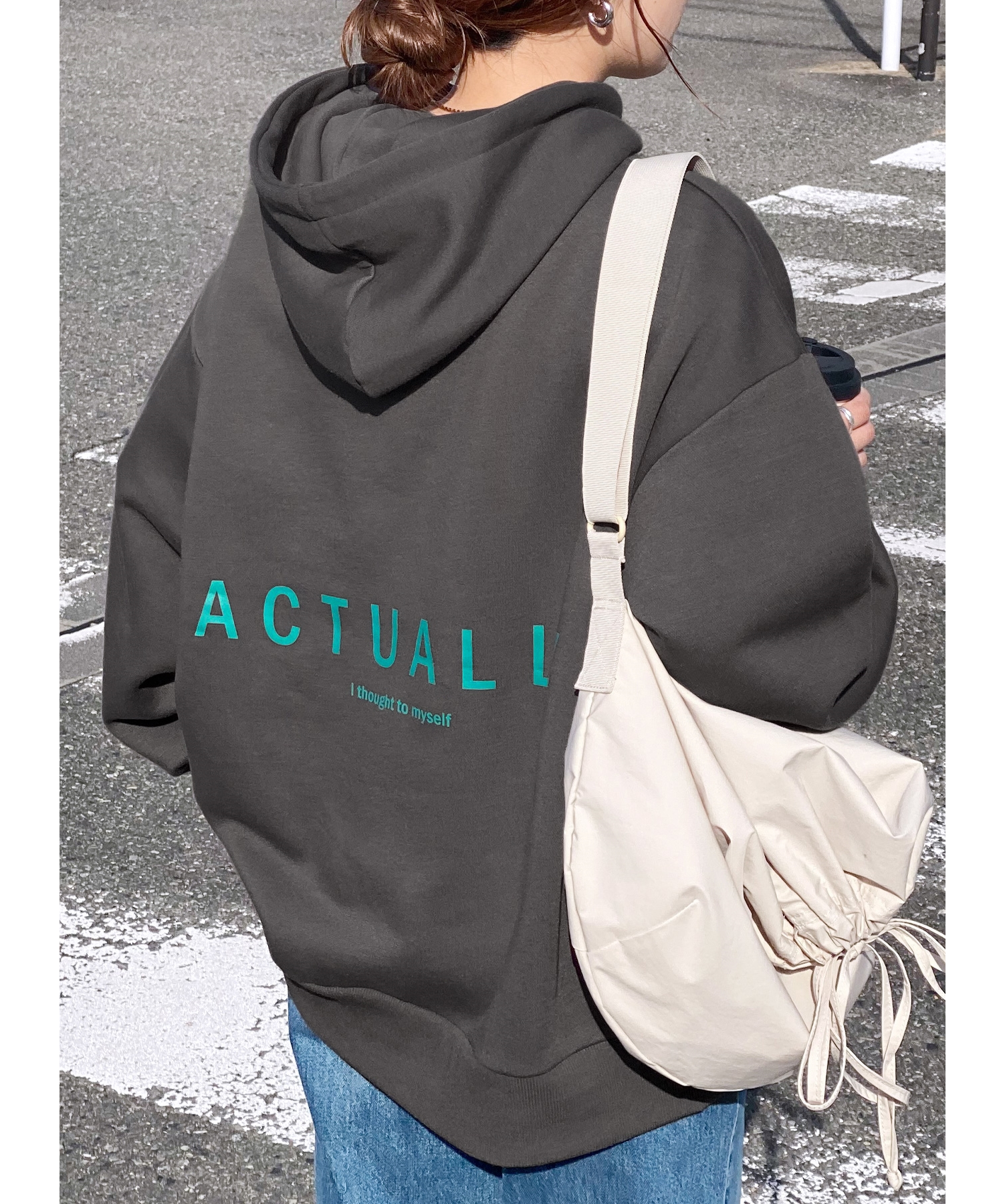 試着のみ RISLE バックティアード裏起毛パーカー 試着のみ RISLE バックティアード裏起毛パーカー