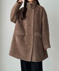 callautia/カラウティア callautia callautia スタンドカラーオーバーミドルコート/505653978