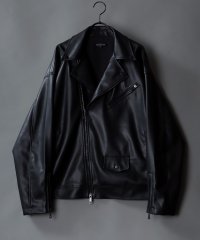 SITRY/【SITRY】synthetic leather w riders jacket/フェイクレザー ダブル ライダース ジャケット 革ジャン /505687263