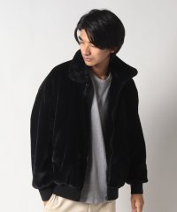 JEANS MATE/ジーンズメイト JEANS MATE 【UNIIT】エコファー フェイクファー オーバーサイズ ビッグカラー ジャケット 大きめ襟 もこもこ ふわふわ/505738491