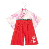 BACKYARD FAMILY/バックヤードファミリー BACKYARD FAMILY 【Aenak】全開女児はかまロンパース/505747146