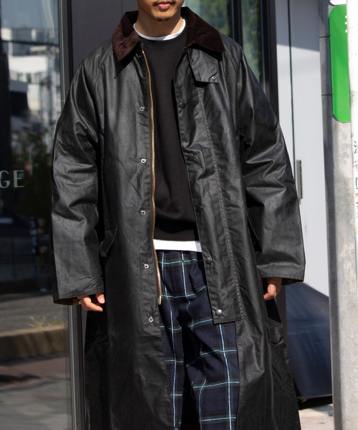 Barbour/バブアー】burghley バーレー ワックス コットン ロング Barbour/バブアー】burghley バーレー ワックス コットン ロング