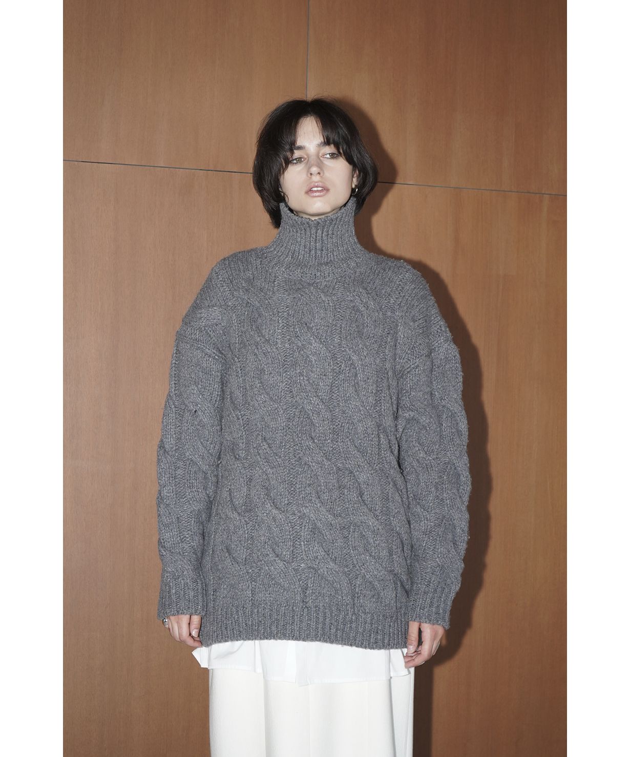 セール】BIG CABLE OVER KNIT TOPS(505748402) | クラネ(CLANE