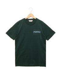 MARNI/マルニ Tシャツ カットソー レギュラーフィット オーガニックコットン グリーン メンズ レディース ユニセックス MARNI HUMU0198X0 UTC01/505748751