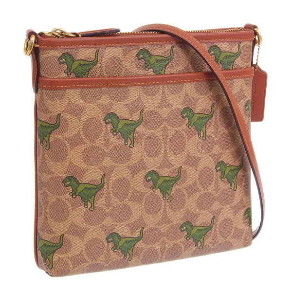 COACH コーチ KITT キット レキシー プリント シグネチャー 斜