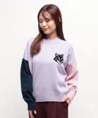 MAISON KITSUNE/【MAISON KITSUNE】メゾン キツネ フォックスヘッド インターシャ コンフォート カラーブロック ジャンパー LW00810KT1063/505742689