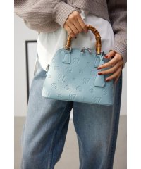 AZUL by moussy/モノグラムエンボスダブルジッパーバッグ/505747935