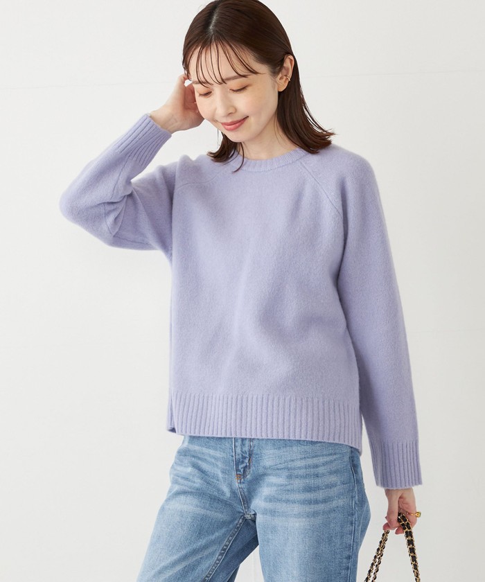 SHIPS for women / シップスウィメン SHIPS Colors:〈手洗い可能〉CASHMILE(R) サドル ショルダー ニット◇ SHIPS Colors:〈手洗い可能〉CASHMILE(R) サドル ショルダー