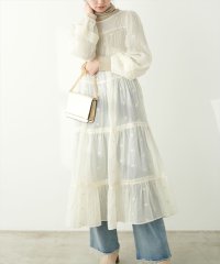 NICE CLAUP OUTLET/【every very nice claup】はしごレース刺繍ティアードワンピース/505750635