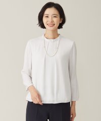 J.PRESS LADIES（LARGE SIZE）/ジョーゼット ボウタイ カットソー/505750697